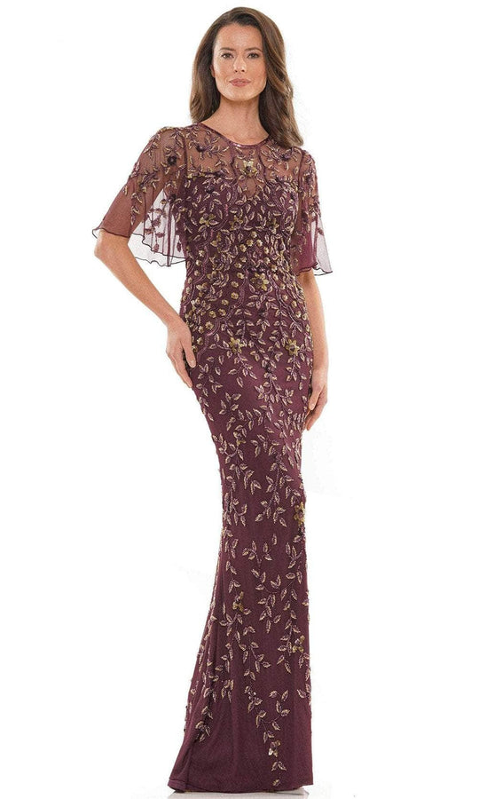 Marsoni by Colors MV1208 - Bell Sleeve Embellished Formal Gown