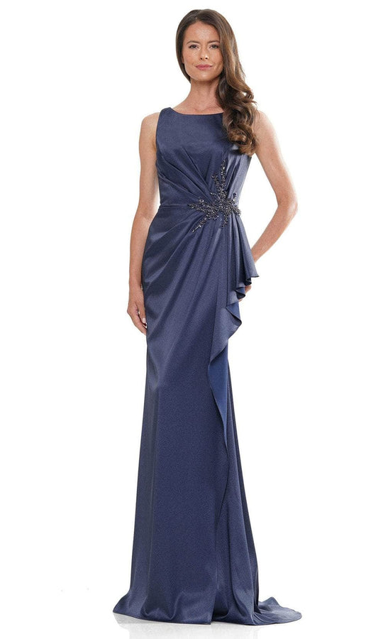 Marsoni by Colors MV1233 - Scoop Ruffled Cascade Formal Gown