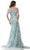 Marsoni by Colors MV1242 - Off-Shoulder Embroidered Evening Dress Evening Dresses
