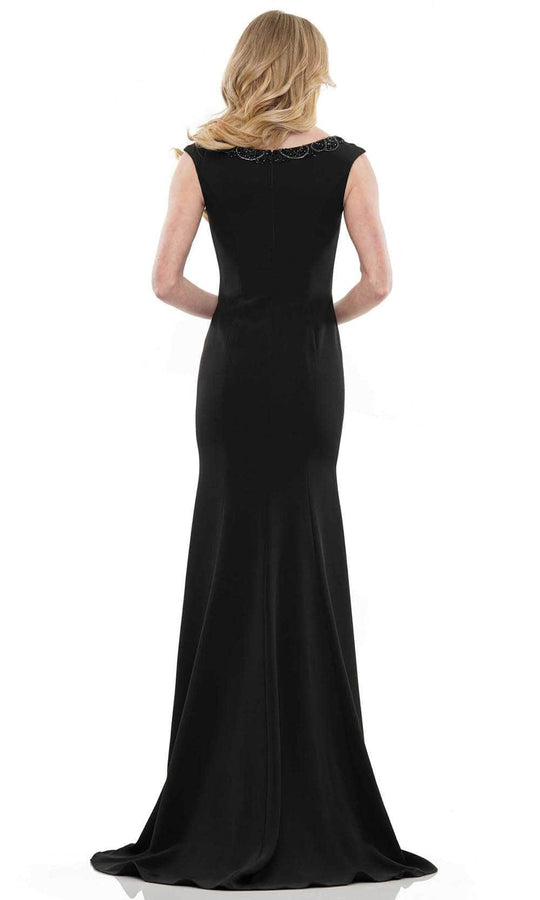 Marsoni by Colors MV1247 - Beaded Cap Sleeve Evening Gown