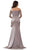 Marsoni by Colors MV1254 - Off-Shoulder Quarter Sleeve Evening Dress Evening Dresses