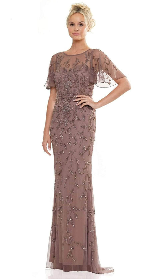 Marsoni by Colors MV1281 - Flutter Sleeve Formal Gown