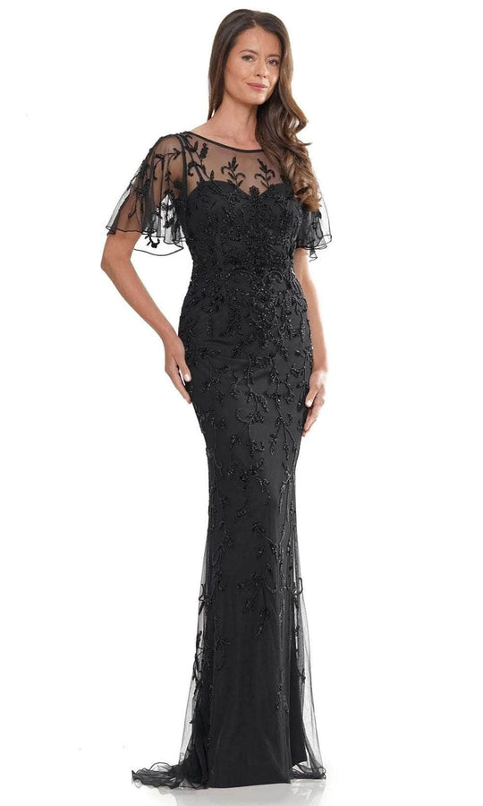 Marsoni by Colors MV1281 - Flutter Sleeve Evening Dress