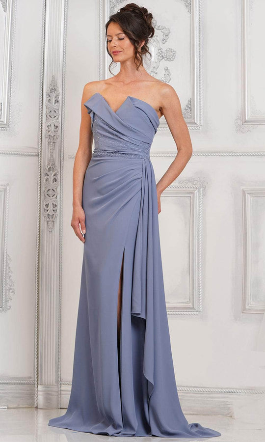 Marsoni by Colors MV1304 - Strapless Draped Evening Dress