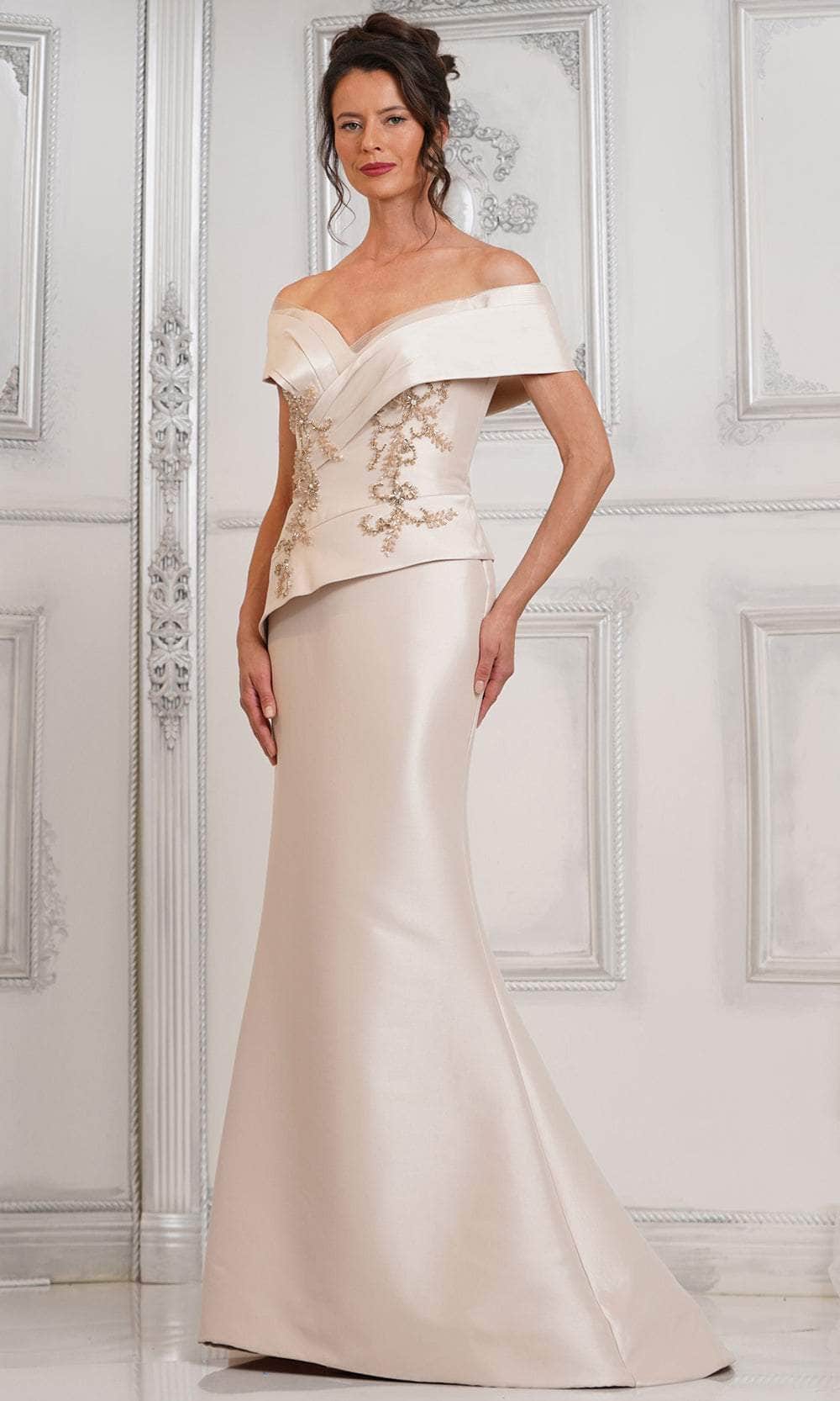Marsoni by Colors MV1312 - Off Shoulder Mermaid Formal Gown – Couture Candy