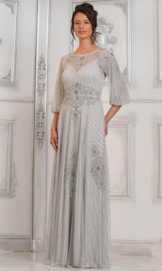 Marsoni by Colors MV1323 - Beaded A-Line Evening Dress