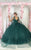 May Queen LK185 - Floral Appliqued Sleeveless Ballgown Ball Gowns