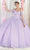 May Queen LK187 - Off Shoulder Embroidery Quinceanera Gown Ball Gowns 2 / Lilac