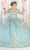 May Queen LK189 - Long Mesh Sleeve Ball Gown Ball Gowns