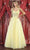 May Queen LK194 - Sweetheart Applique Ballgown Ball Gowns 4 / Yellow
