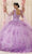 May Queen LK199 - Floral-Detailed Quinceanera Gown Ball Gowns