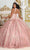 May Queen LK201 - Applique Glitter Ballgown Quinceanera Dresses