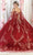 May Queen LK210 - Cold Shoulder Embellished Quinceanera Dress Quinceanera Dresses