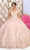 May Queen LK215 - Floral Embroidered Ballgown Quinceanera Dresses 4 / Rose Gold