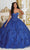 May Queen LK217 - Lace Sweetheart Ballgown Quinceanera Dresses 4 / Royal Blue