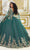 May Queen LK221 - Cape Sleeve Corset Ballgown Quinceanera Dresses