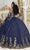 May Queen LK221 - Cape Sleeve Corset Ballgown Quinceanera Dresses
