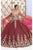 May Queen LK221 - Cape Sleeve Corset Ballgown Special Occasion Dress