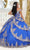 May Queen LK234 - Embroidered Mesh Ballgown Quinceanera Dresses