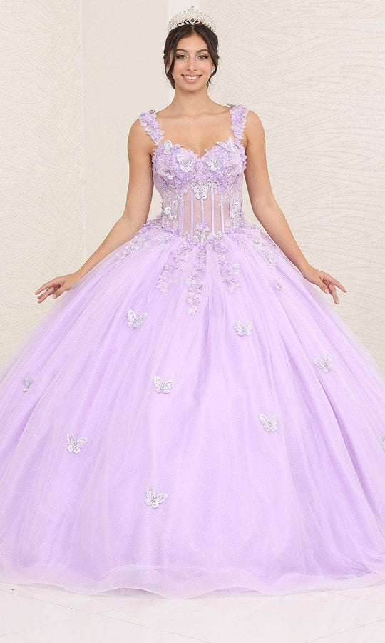 May Queen LK242 - Sweetheart Corset Ballgown