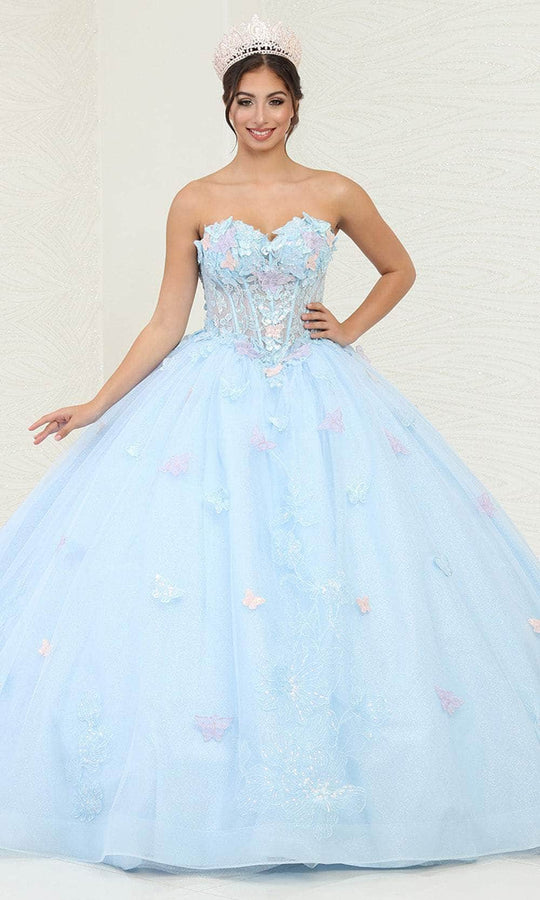 May Queen LK246 - Butterfly Sweetheart Ballgown