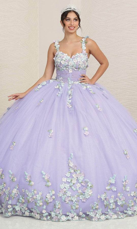 May Queen LK249 - Floral Detail Ballgown