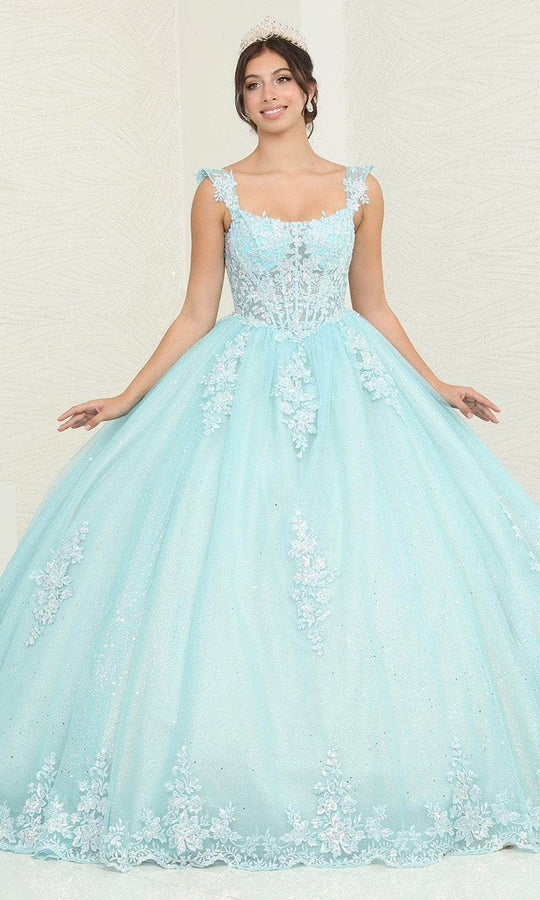 May Queen LK253 - Scoop Neck Ballgown