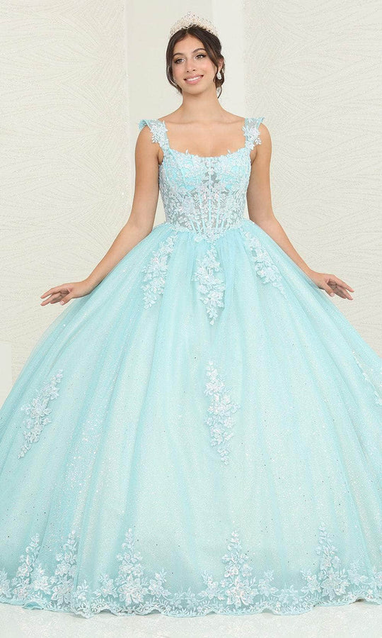 May Queen LK253 - Scoop Neck Ballgown