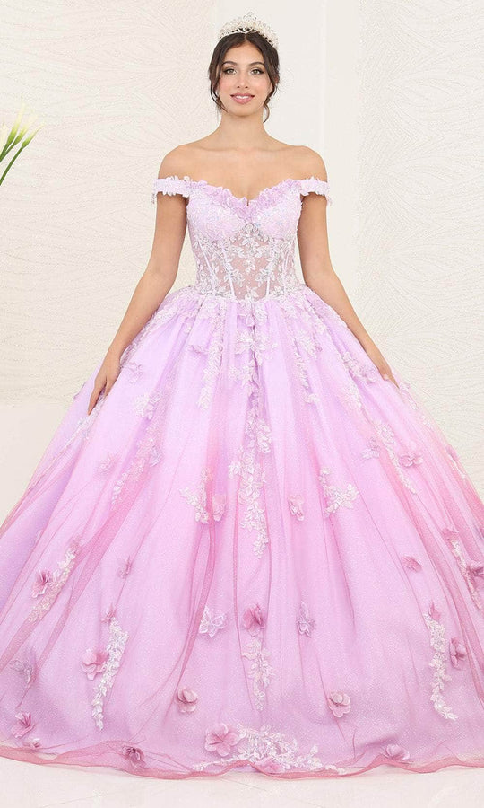 May Queen LK254 - Ombre Ballgown