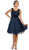 May Queen MQ1521 - Jewel Neck Pleated Cocktail Dress Homecoming Dresses 18 / Mauve
