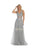May Queen MQ1623 - Embellished A-line Evening Dress Bridesmaid Dresses 2 / Silver