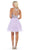 May Queen MQ1643 - Lace Applique Cocktail Dress Cocktail Dresses