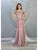 May Queen MQ1763 - Short Sleeve Formal Dress Prom Dresses M / Mauve