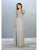 May Queen MQ1782 - V-Neck Beaded Lace Evening Dress Evening Dresses M / Silver