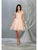 May Queen - MQ1809 Embellished Cold Shoulder Cocktail Dress Homecoming Dresses 10 / Mauve