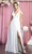 May Queen MQ1848 - Cold Shoulder Prom Dress Evening Dresses 4 / Ivory