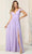 May Queen MQ1848 - Cold Shoulder Prom Dress Evening Dresses 4 / Lilac
