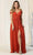 May Queen MQ1848 - Cold Shoulder Prom Dress Evening Dresses 4 / Rust