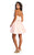 May Queen MQ1895 - Strapless Ornate Waist Cocktail Dress Cocktail Dresses