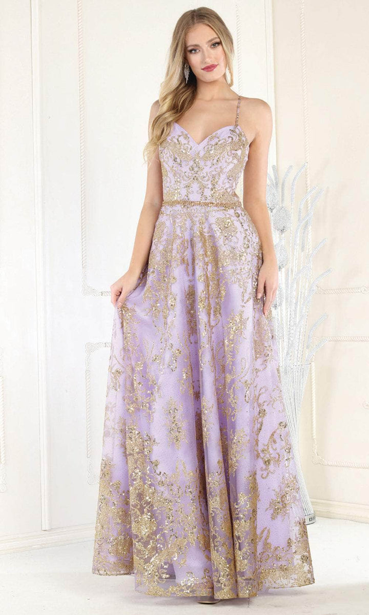 May Queen MQ1891 Glitter Homecoming Mini Dress