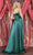 May Queen MQ1983 - Strapless Fitted Overlay Evening Dress Evening Dresses