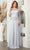 May Queen MQ2007 - Illusion Bateau Embellished Evening Dress Mother of the Bride Dresses