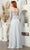 May Queen MQ2007 -Quarter Sleeve Lace Applique Evening Dress Mother of the Bride Dresses M / Sage