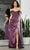 May Queen MQ2029 - Off Shoulder Trumpet Prom Gown Prom Dresses 4 / Victorian Lilac