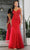 May Queen MQ2030 - Plunging Embroidered Prom Dress Prom Dresses
