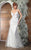 May Queen MQ2030 - Plunging Embroidered Prom Dress Prom Dresses 4 / Ivory