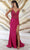 May Queen MQ2032 - Beaded Applique Corset Evening Dress Evening Dresses 16 / Red