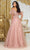 May Queen MQ2033 - Puff Sleeve A-Line Evening Dress Evening Dresses
