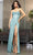 May Queen MQ2037 - Corset Prom Dress with Slit Prom Dresses