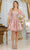 May Queen MQ2040 - Puff Sleeve Off Shoulder Short Dress Cocktail Dresses 2 / Rose Gold